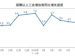 2024年8月制造业增加值同比增长4.3%