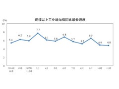 2025年11月制造业增加值增长4.6%